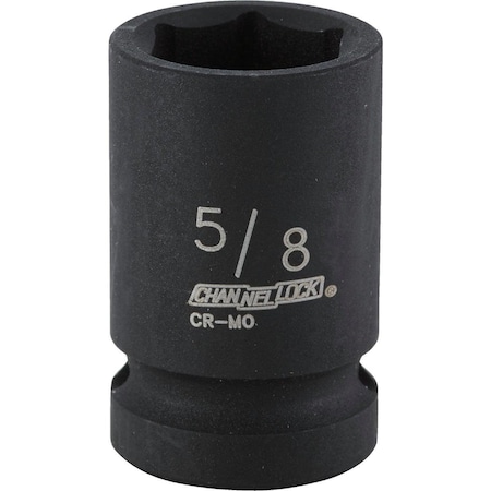 Channellock 1/2 In. Drive 5/8 In. 6-Point Shallow Standard Impact Socket 313173